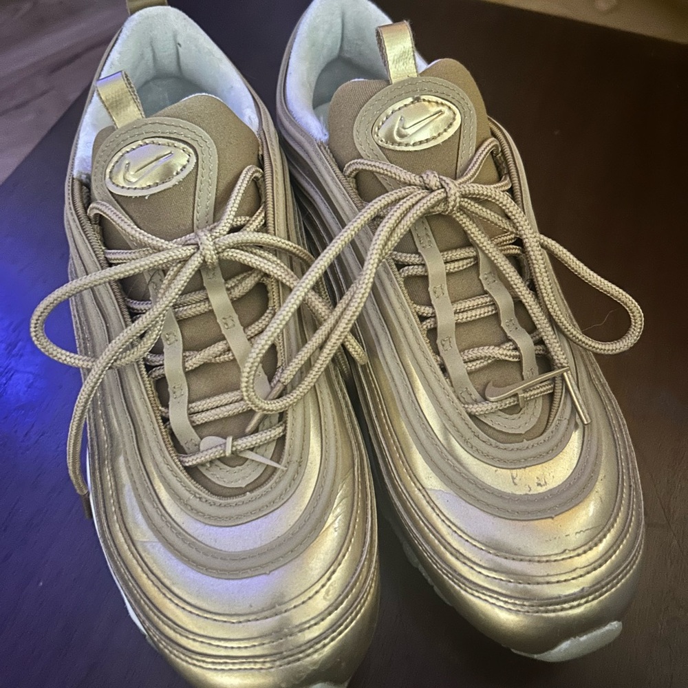 Nike Metallic Gold Sneakers